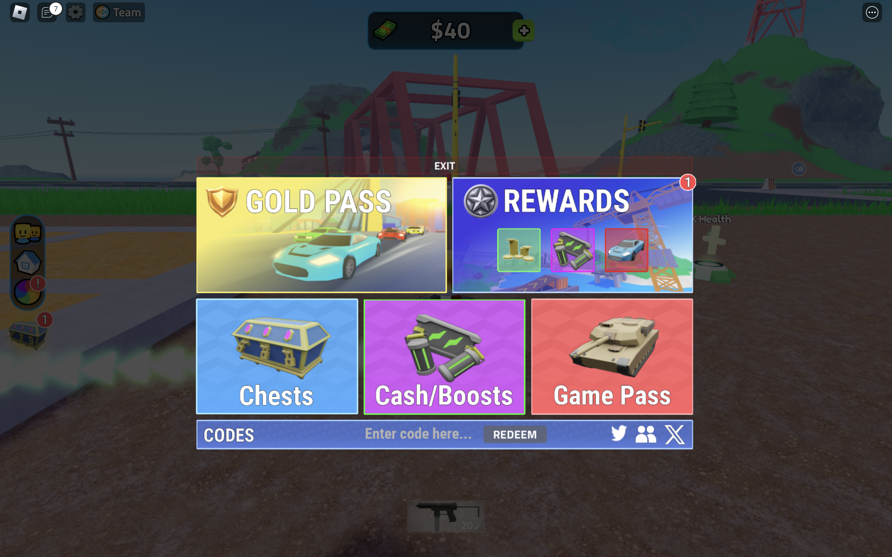 Redeem codes in Lawless Tycoon