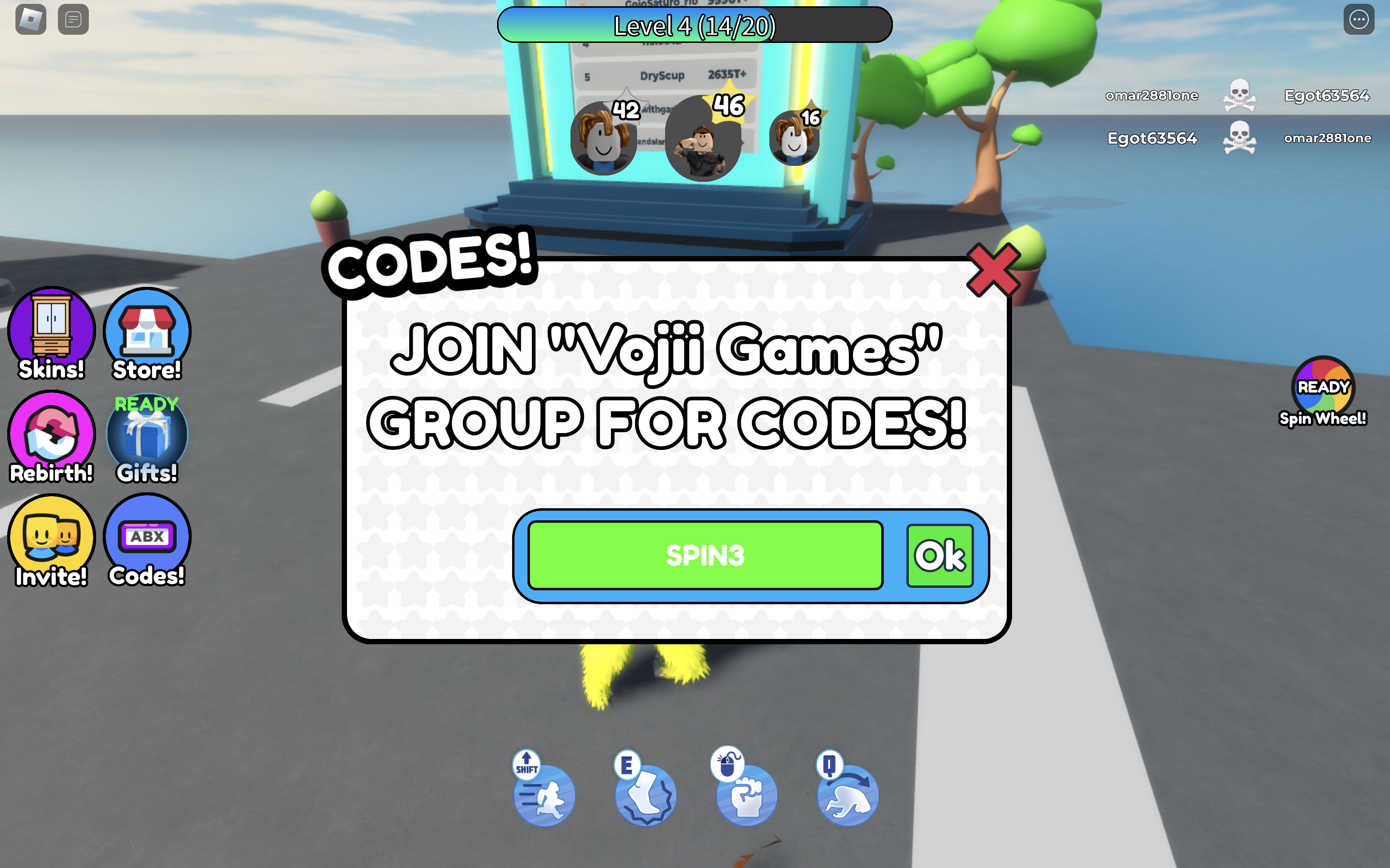 Redeem codes in Monkey Area