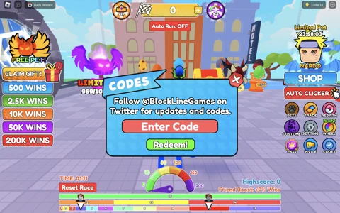 Redeem codes in Morph Race