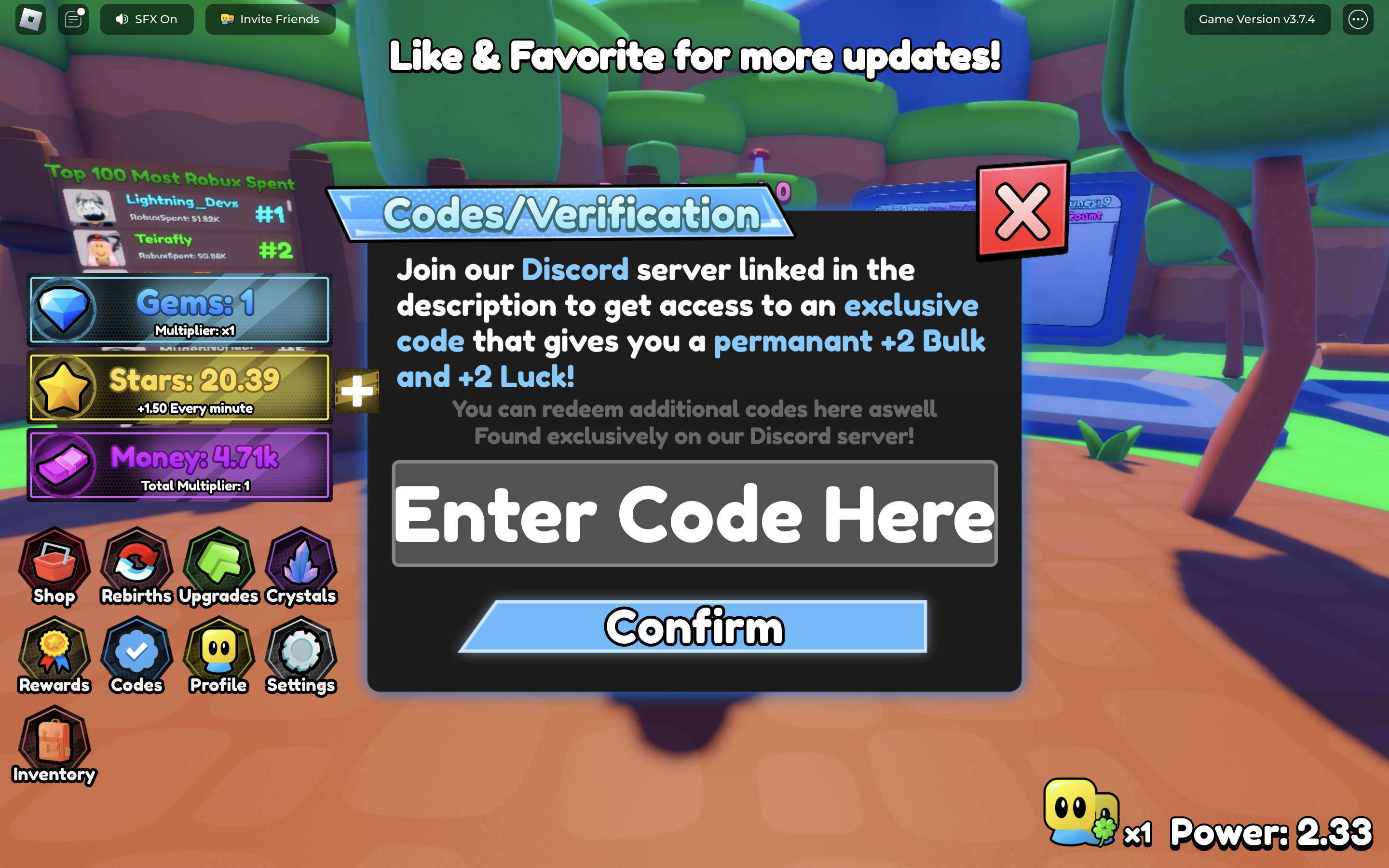 Redeem codes in Omega Rune Incremental