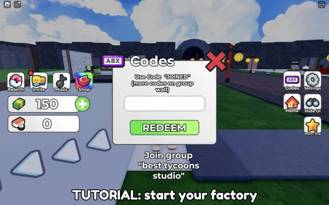 Redeem codes in Sushi Shop Tycoon