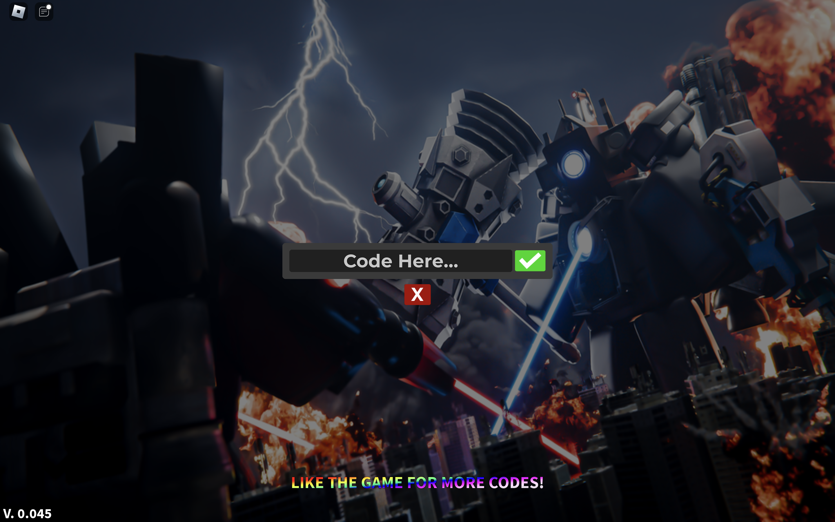 Redeem codes in Toilet Universe
