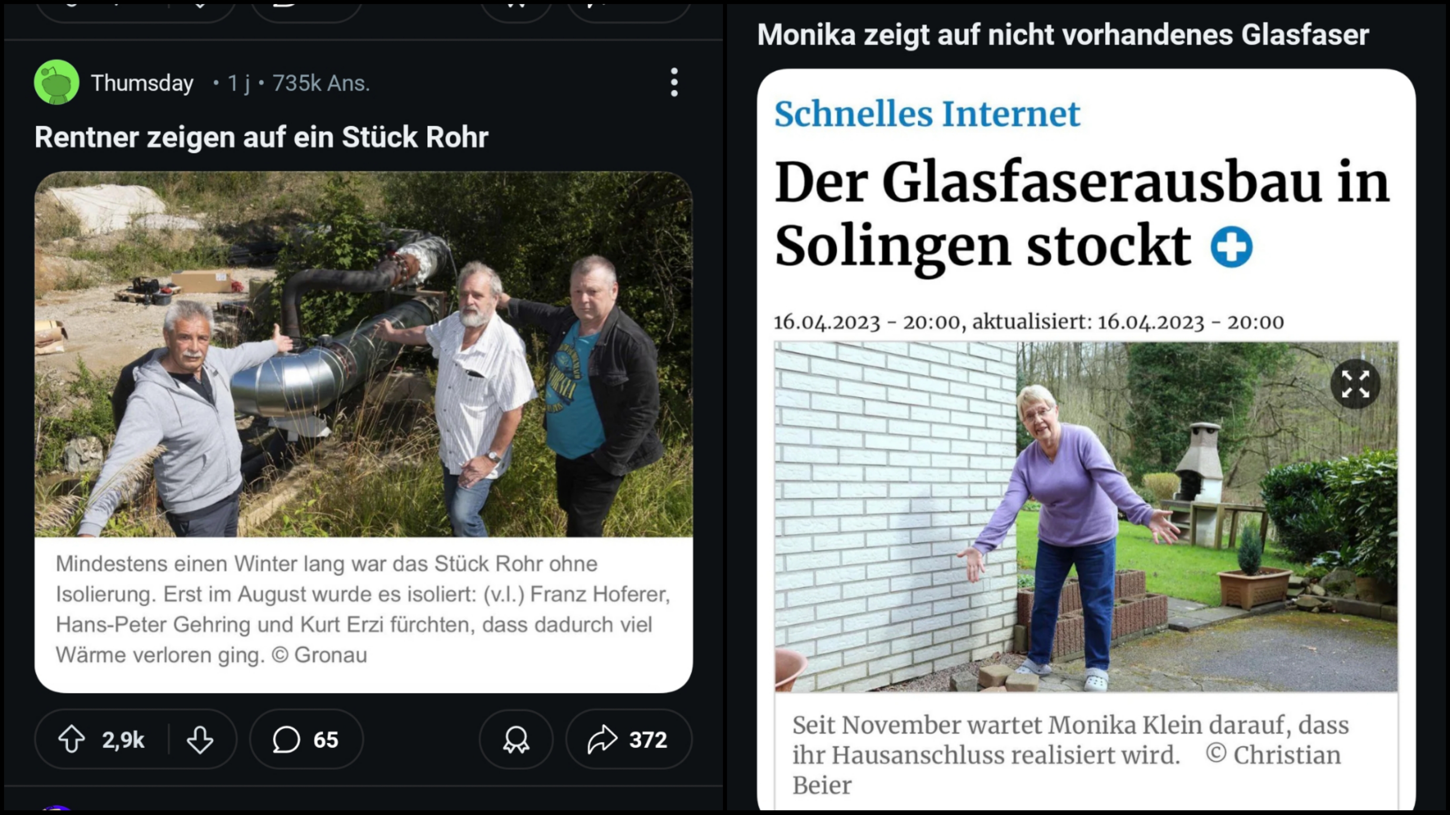 Rentnerzeigenaufdinge