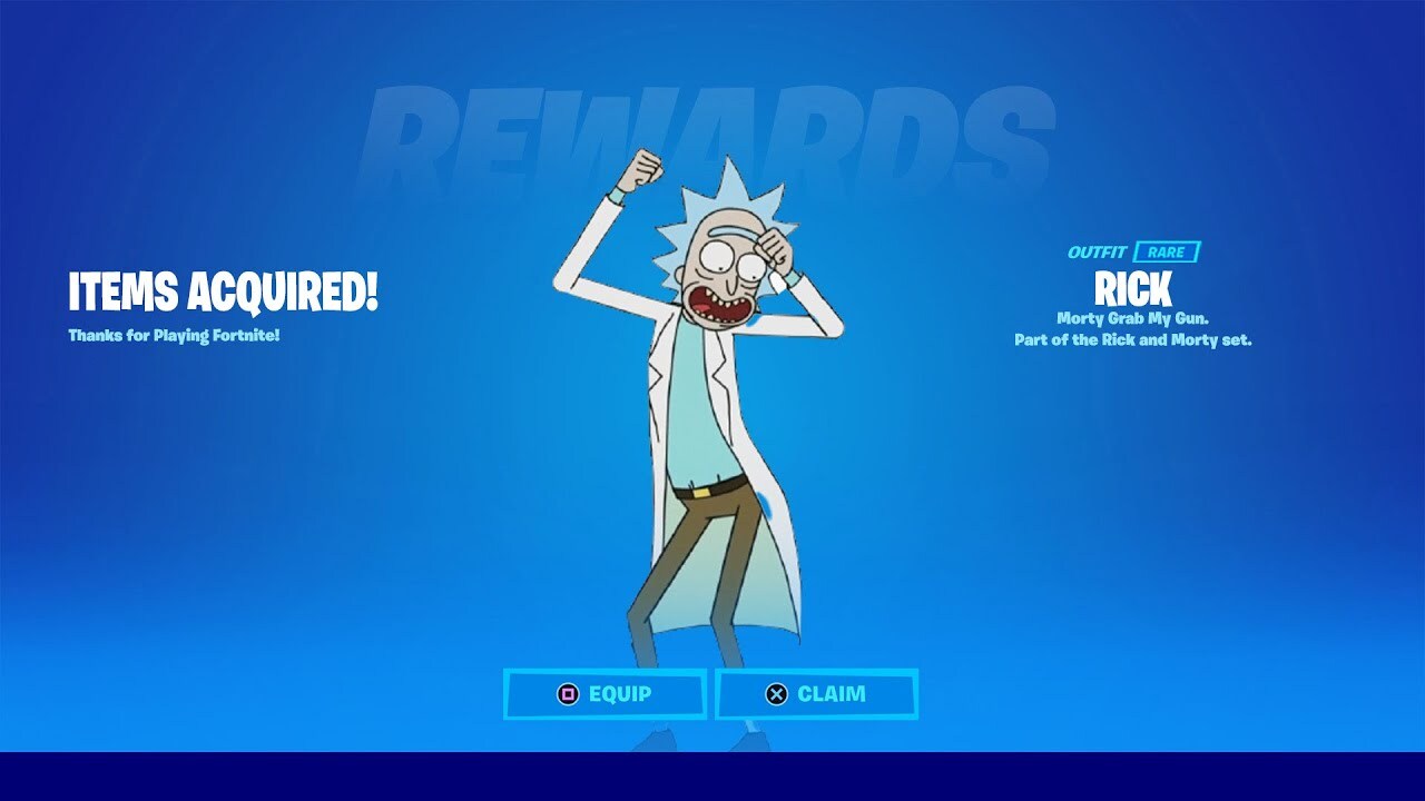 Rick skin fortnite