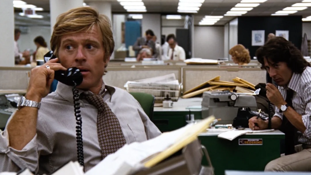 Robert redford All the Presidents Men 1976