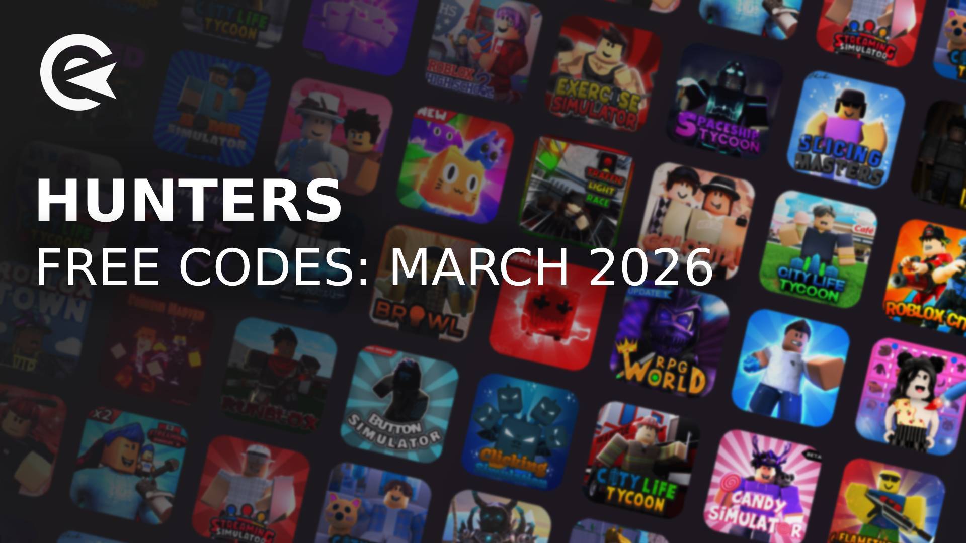 Roblox hunters codes march 26