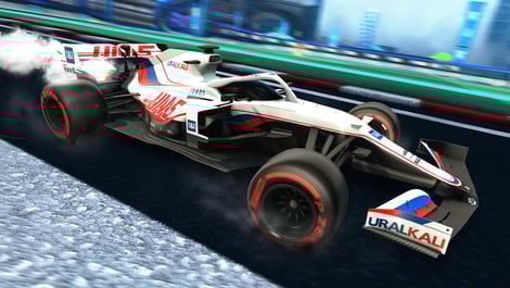 Rocket league f1 decals haas