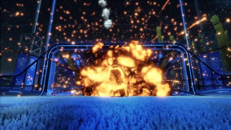 Rocket league hellfire goal explosion