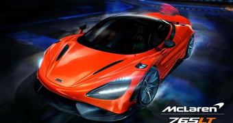 Rocket league mclaren 765 LT