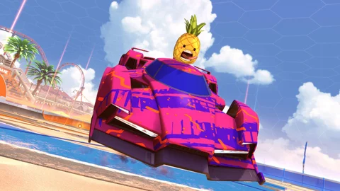 Rocket league pineapple topper car