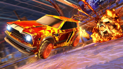 Rocket league playing with fire
