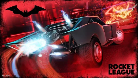 Rocket league the batman crossover bundle