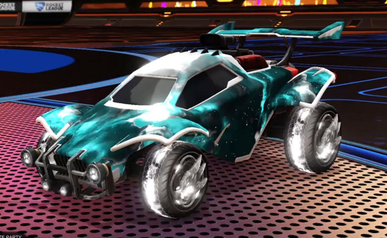 Rocket league titanium white interstellar decal