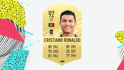 Ronaldo fifa 21 card