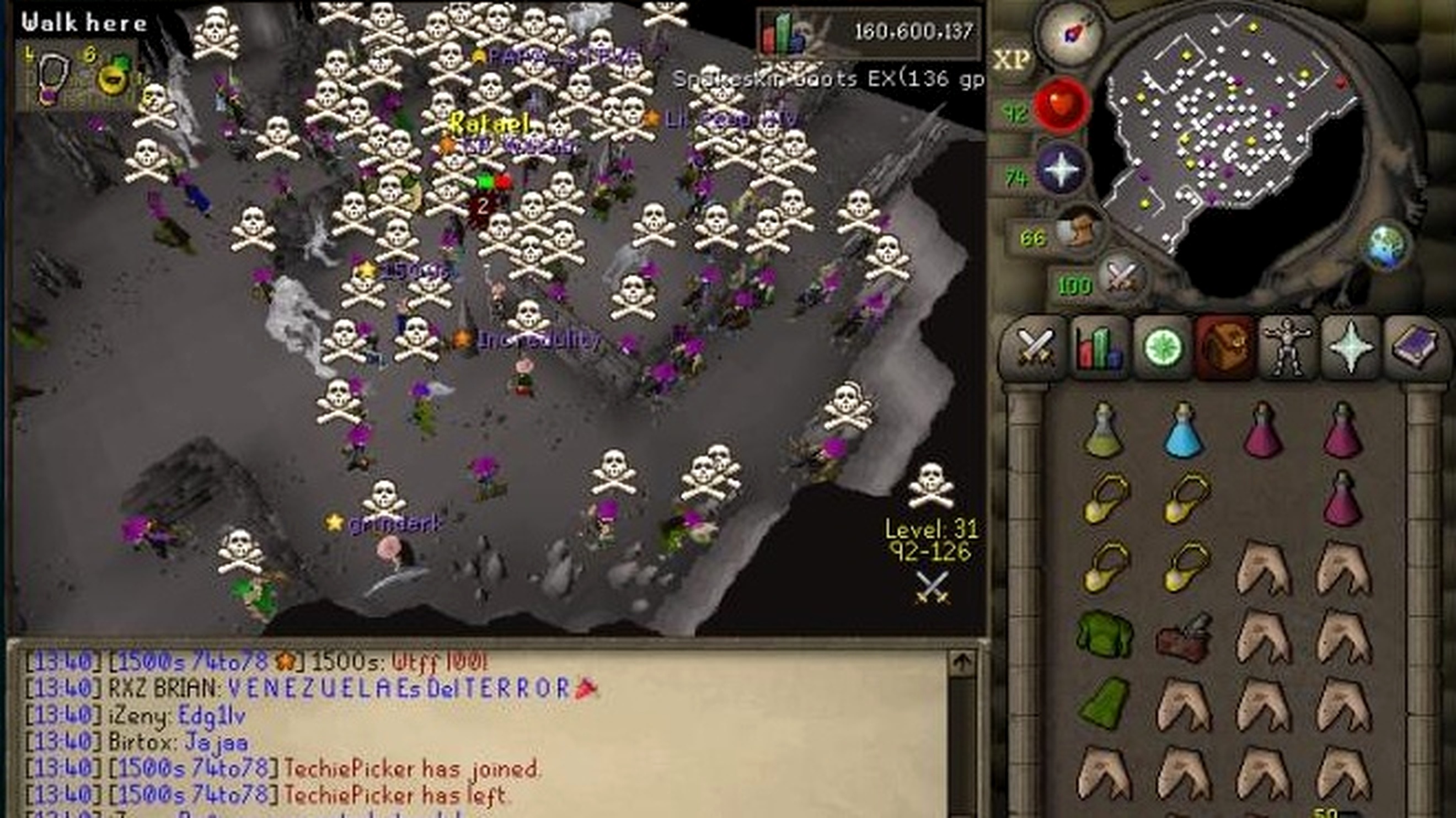 Runescape battle upscaled 4x