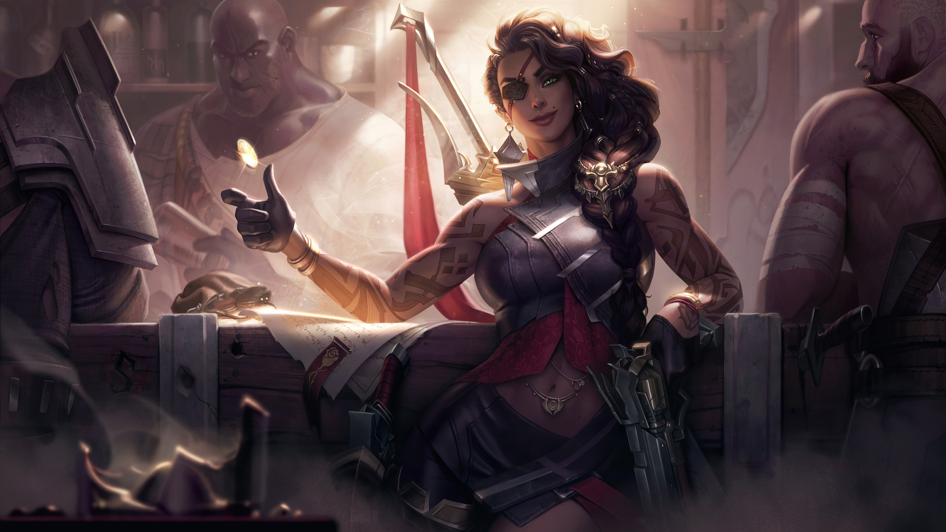 Samira lol splash art uhdpaper com hd 7 2684