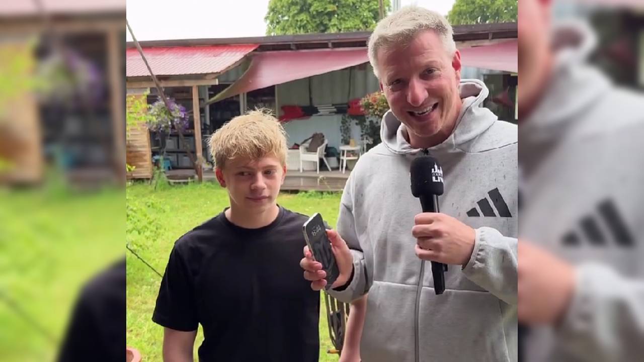 Schradins handy ein glück