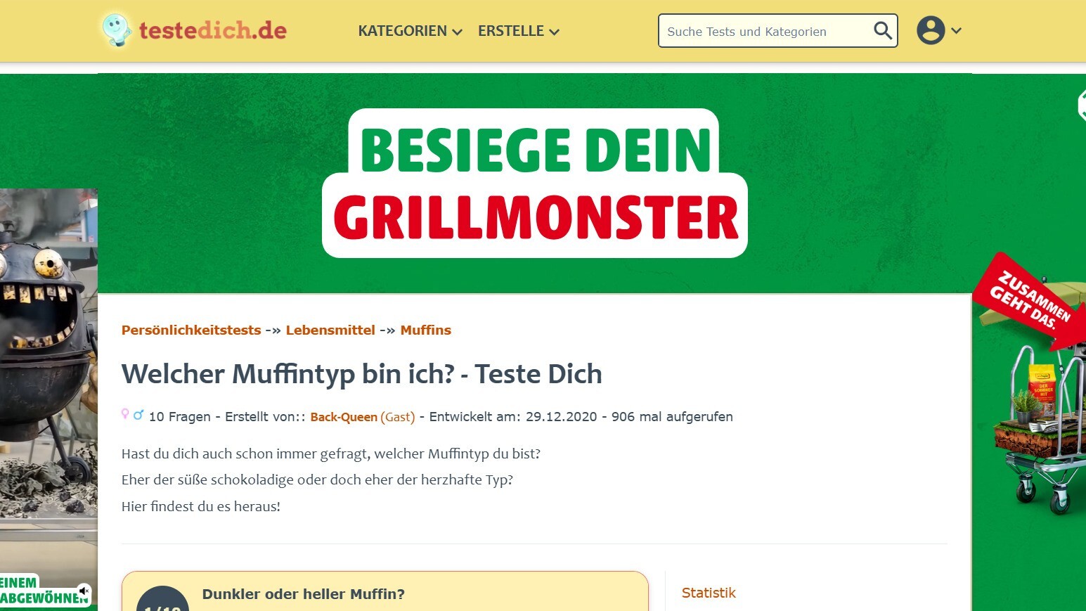 Screenshot teste dich
