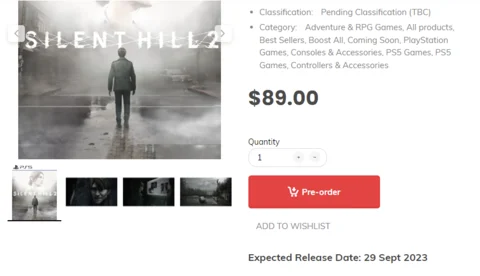 Silent hill release