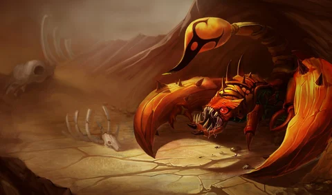 Splash art sandscourge skarner