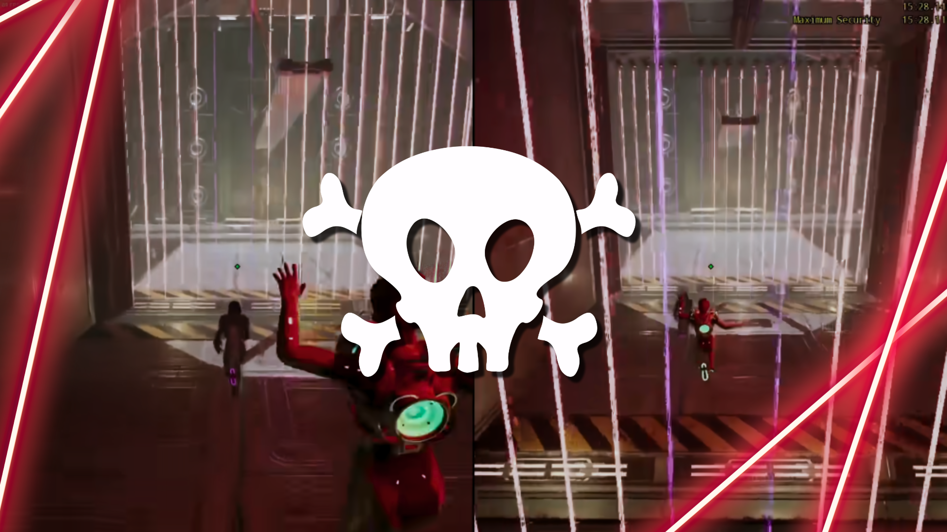 Split fiction laser hell