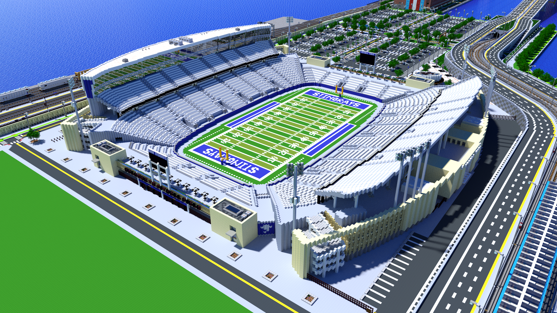 Sports arena minecraft