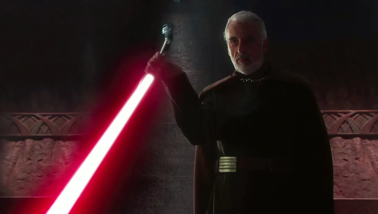 Star wars count Dooku lightsaber