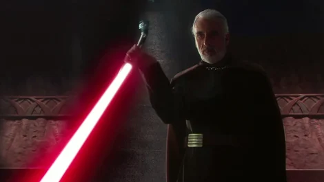 Star wars count Dooku lightsaber