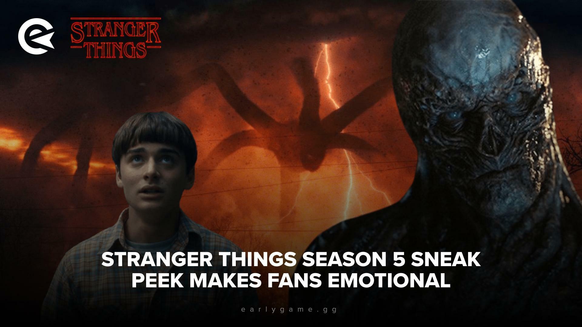 Stranger Things Season 5 Sneak Peek Makes Fans Emotional