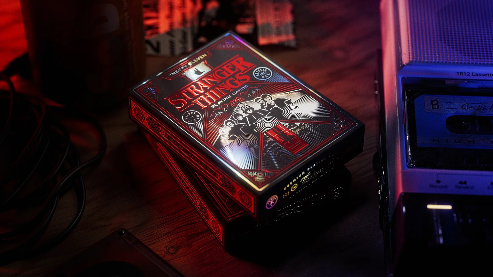 Stranger things playing cards