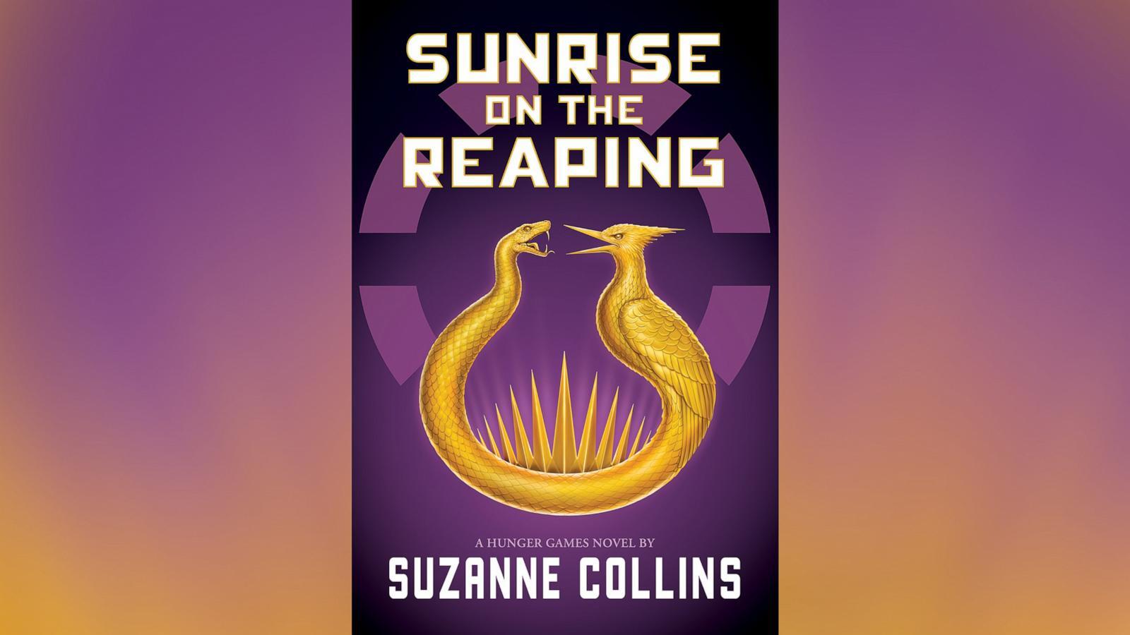 Sunrise on the reaping book logo