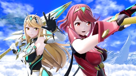 Super smash bros mythra and pyra