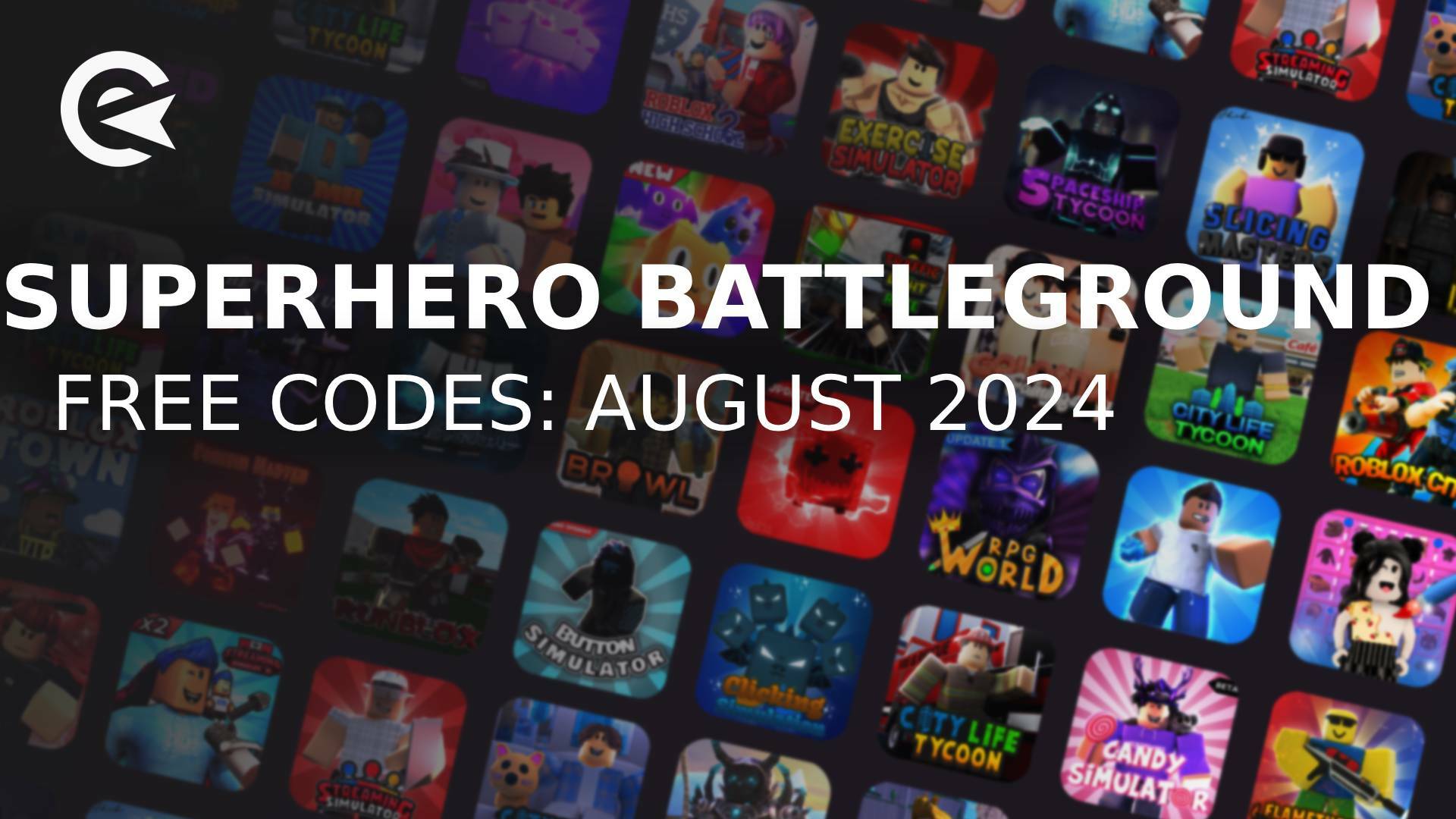 Superhero universe battlegrounds codes august 2024