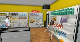 Supermarket simulator