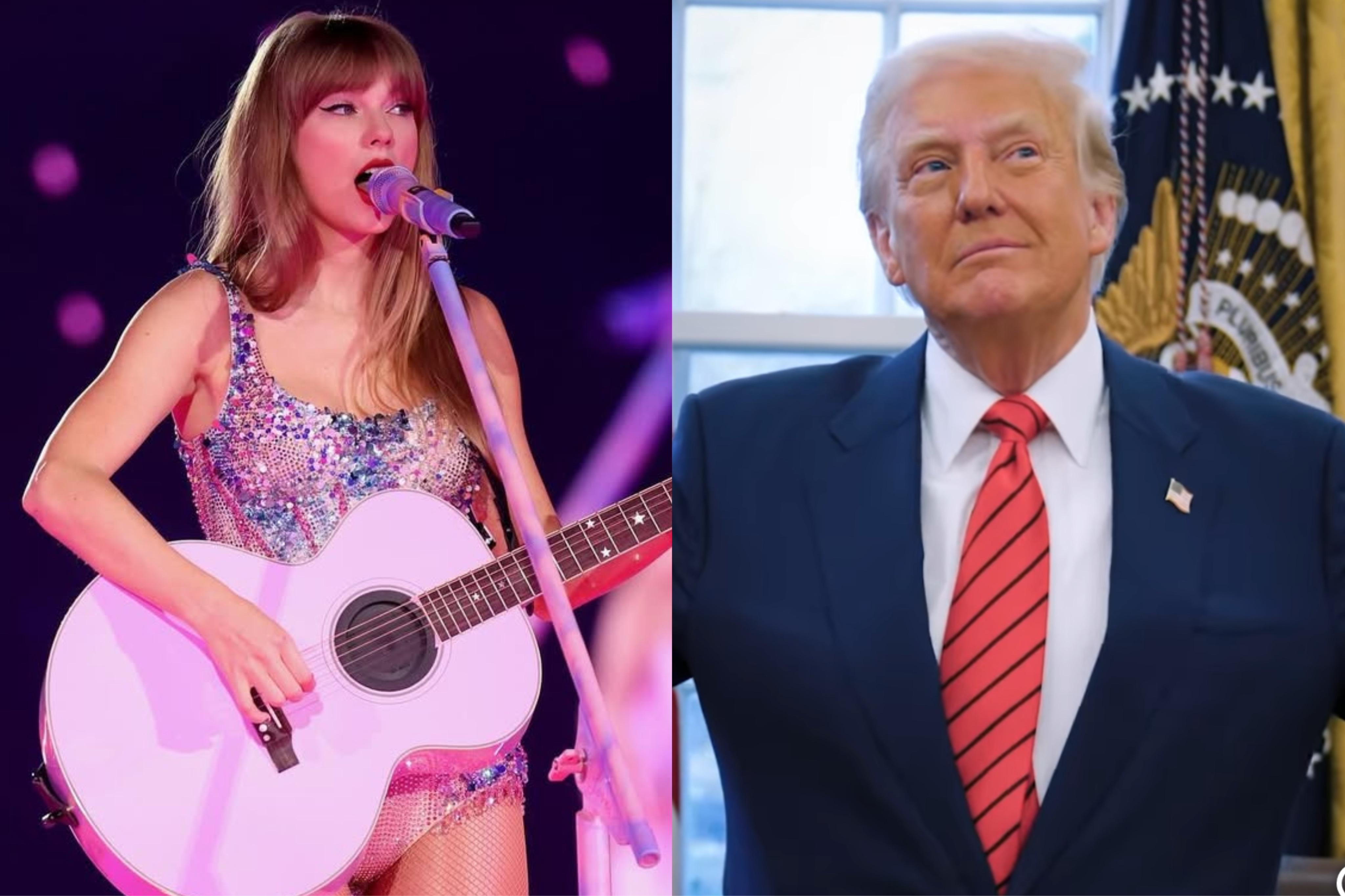 Taylor swift x trump feud tn