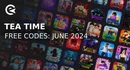 Tea time codes june