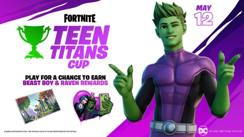 Teen titans cup fortnite beast boy