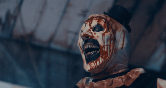 Terrifier 2 puking passing out
