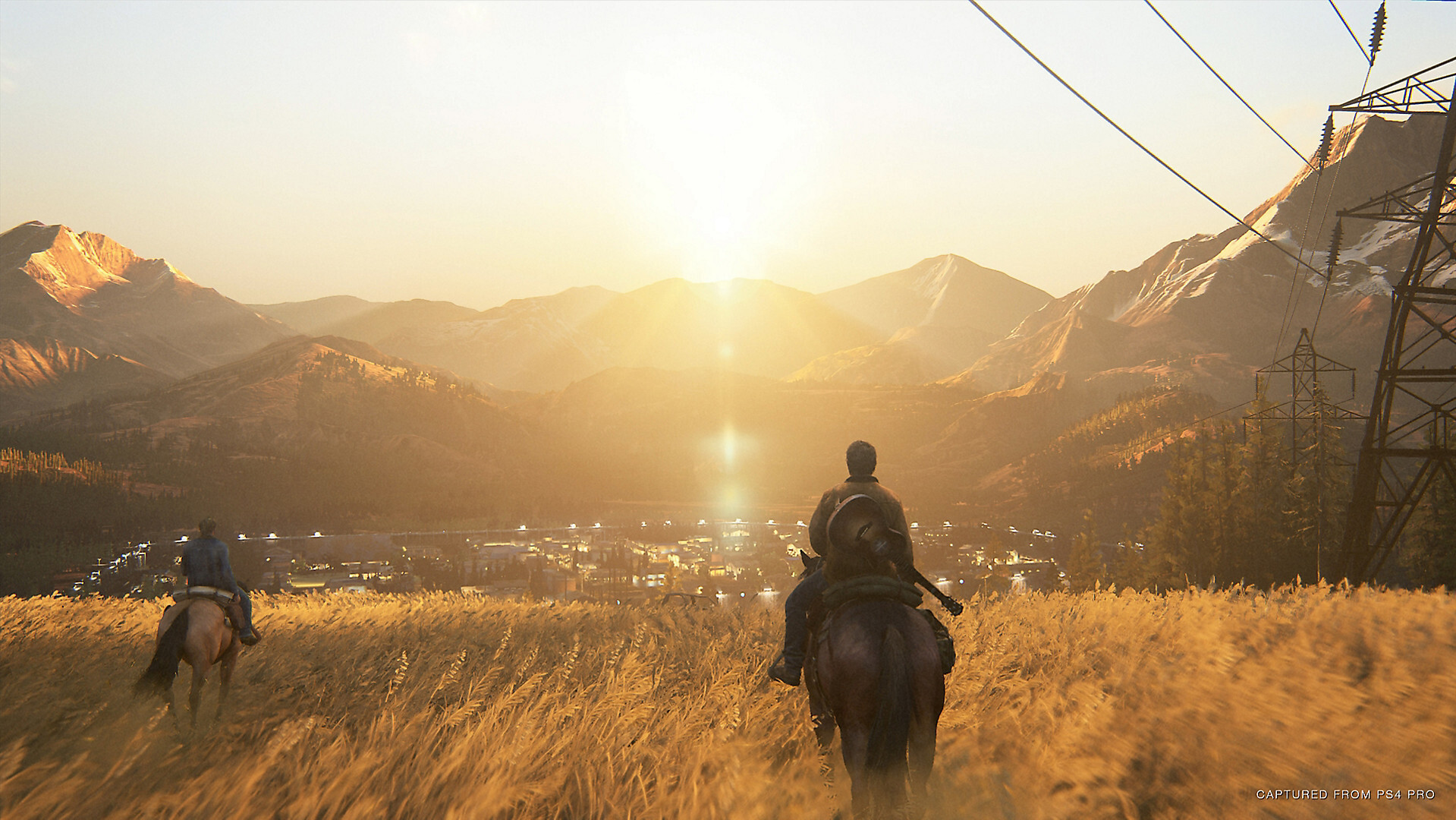 Joel riding a horse in The Last of Us 2