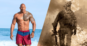 The rock call of duty movie