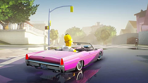 The simpsons hit and run unreal engine 5 remake