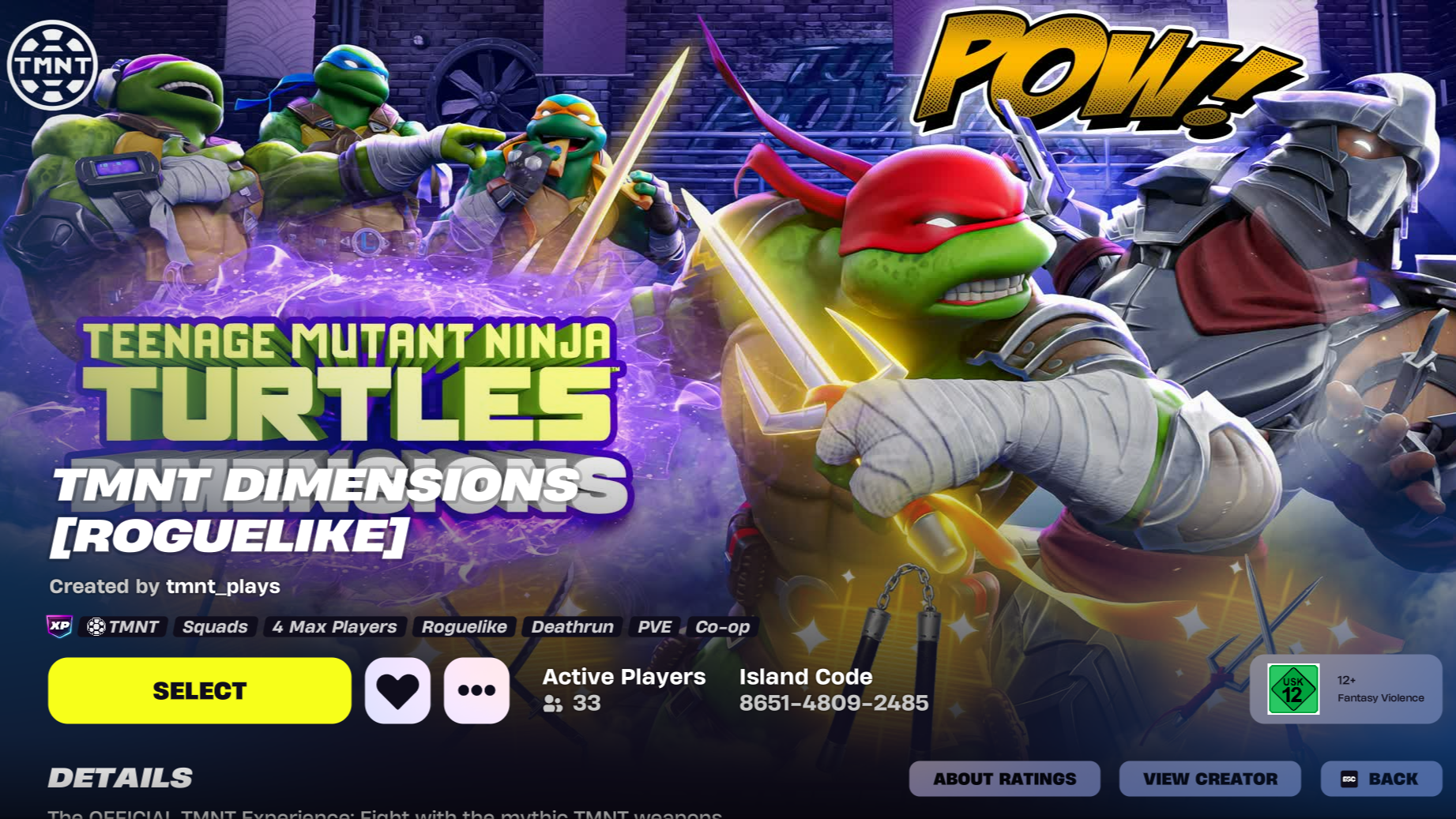 Tmnt roguelike