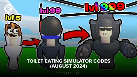 Toilet eating simulator codes