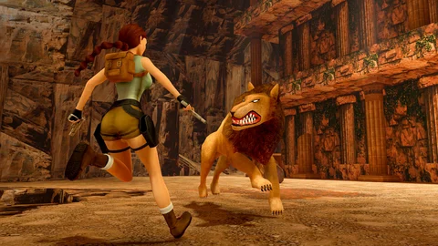 Tomb raider lion