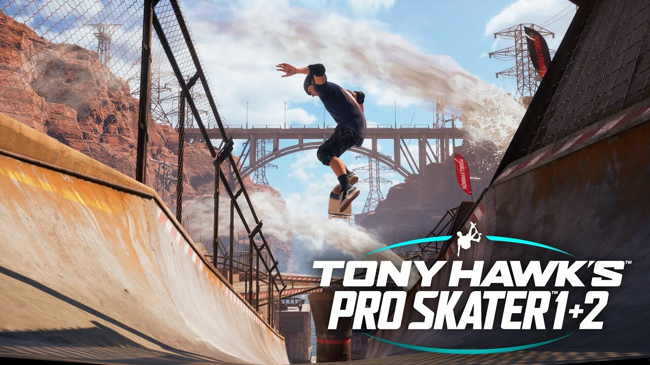 Tony hawk pro skater 1 and 2 header