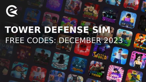 Tower Defense Simulator codes for December 2023