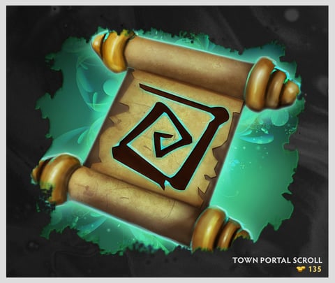 Town portal scroll