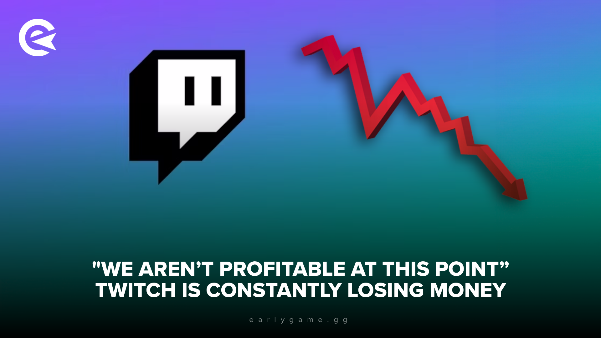 «На данный момент мы не прибыльны»: Twitch постоянно теряет деньги