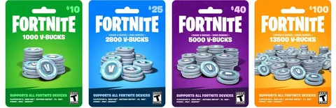 Tarjeta regalo de Xbox para Fortnite 13500 V-Bucks