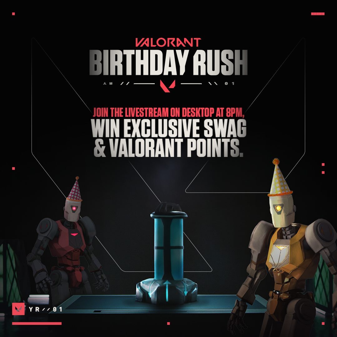Valorant birthday rush event
